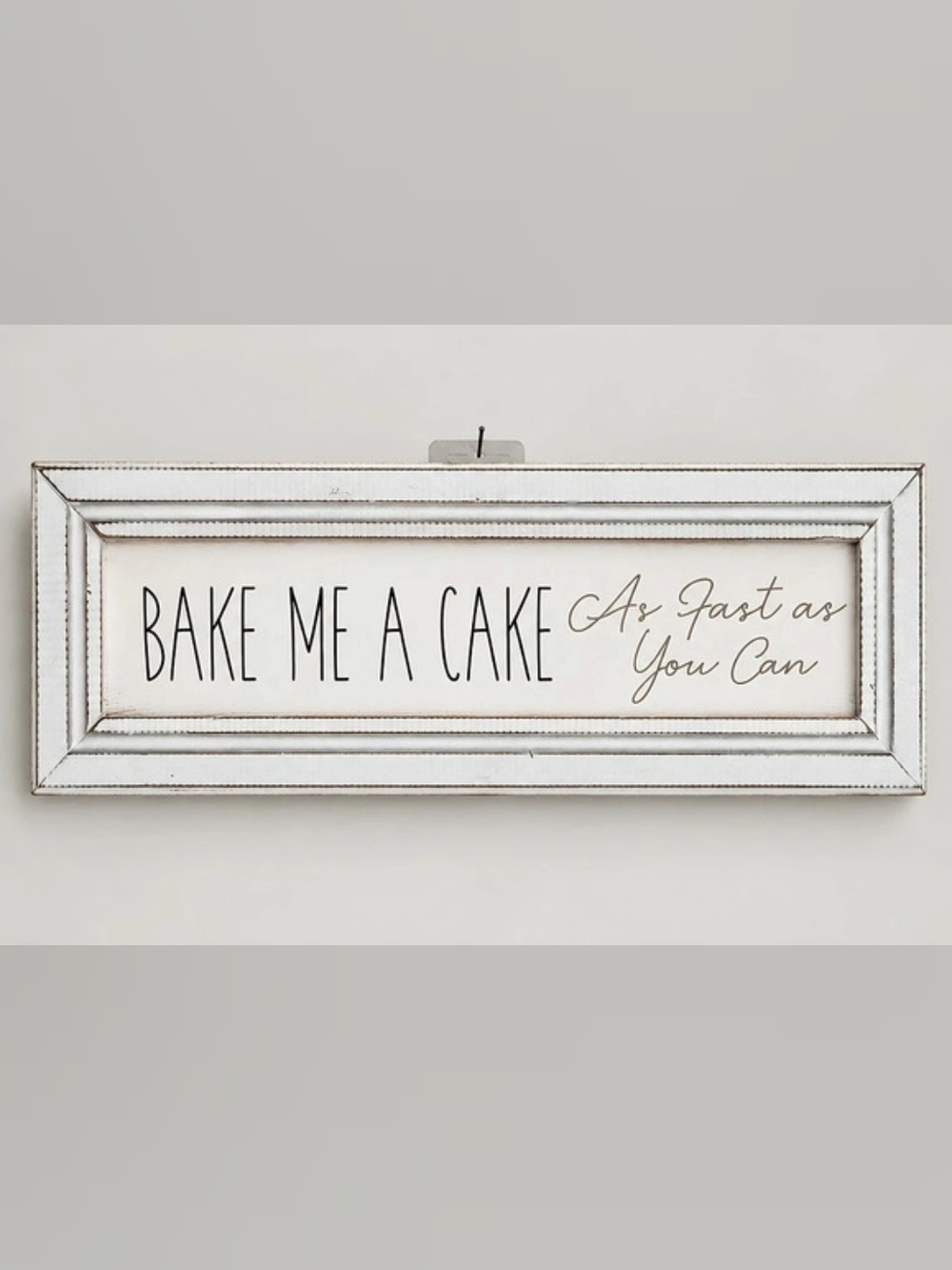 Framed Bake Me a Cake Wall Decor